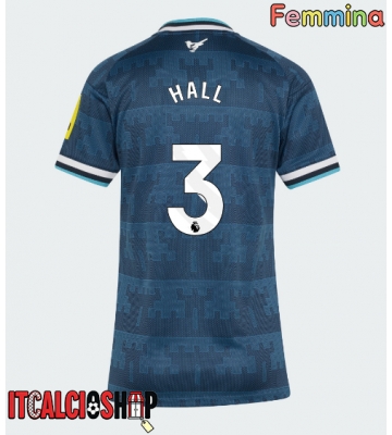 Newcastle United Lewis Hall #3 Seconda Maglia Femmina 2026-27 Manica Corta